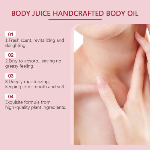 OceAura Strawberry Body Care Oil Refreshing Fragrant Strawberry Gentle Moisturizing Body Skin Essential Oil