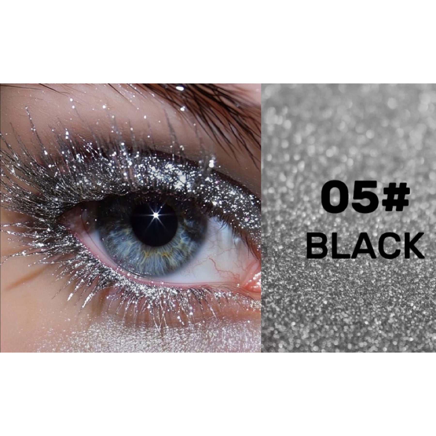 Diamond Dust Sparkle Mascara-Snowflake Glitter, Smudge-Proof & Waterproof for Dazzling Eyes