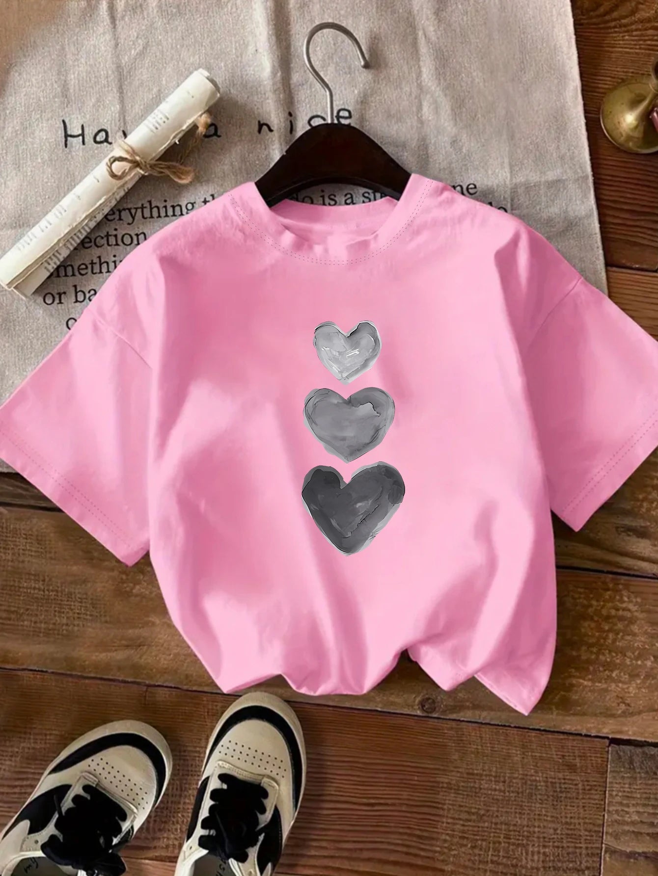 Women's High Quality 100% Cotton Woven Casual T-Shirt Breathable Anti-Wrinkle Quick Dry Hip Hop New Fashion Regular Short Sleeve