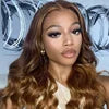 Wholesale Blonde Color Glueless Human Hair Full 13x6 HD Lace Frontal Wig 250% Density Body Wave Lace Front Wig for Black Women