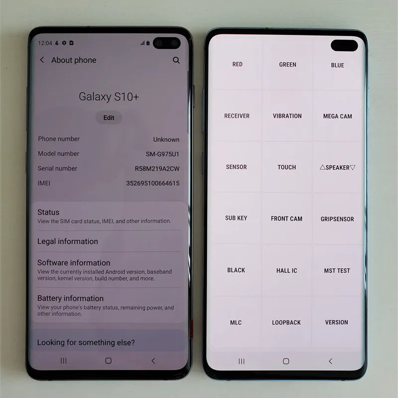 Samsung Galaxy S10+ G975U1 S10 Plus 6.4" OLED 8/128/512GB 12/1TB Snapdragon NFC 4G LTE Original Unlocked Android Cell Phone