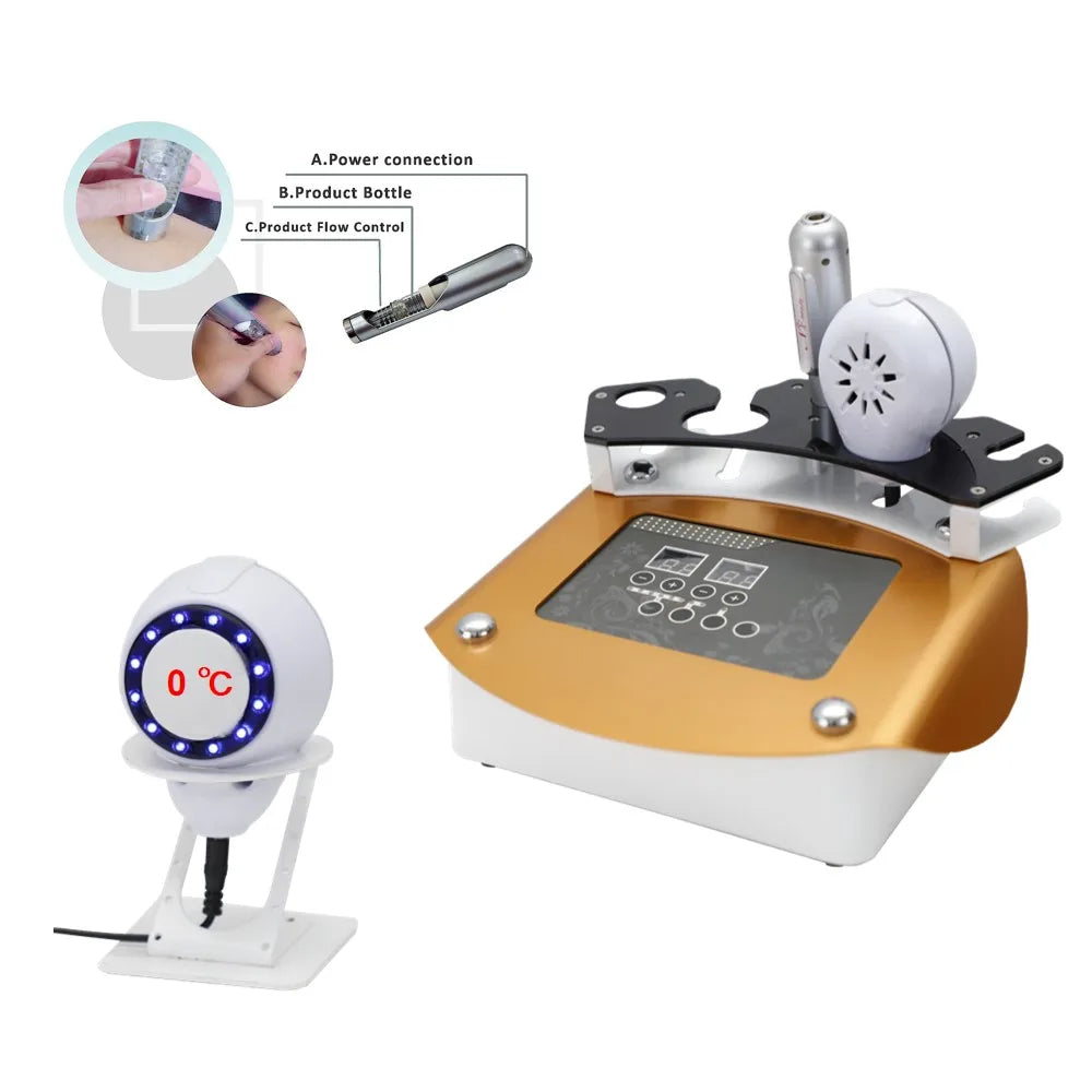 New Beauty Products 2025 Electroporation Mesotherapy Machine Needle Free Injection  Microcurrent Lift Face Device