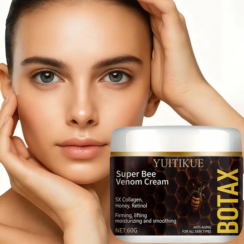 YUITIKUE BOTAX Bee Venom Anti-Aging Cream, 5X Collagen Honey Retinol, Firming Lifting 60g