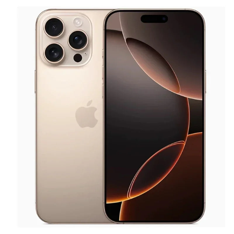 Unlocked iPhone 16 Pro Max Dual eSIM Cellphone 256GB/512GB ROM 8GB RAM iOS 18 Super Retina XDR OLED Original Smartphone