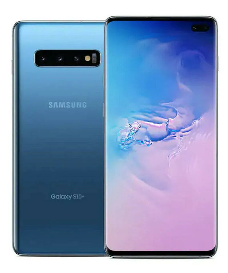 Samsung Galaxy S10+ G975U1 S10 Plus 6.4" OLED 8/128/512GB 12/1TB Snapdragon NFC 4G LTE Original Unlocked Android Cell Phone