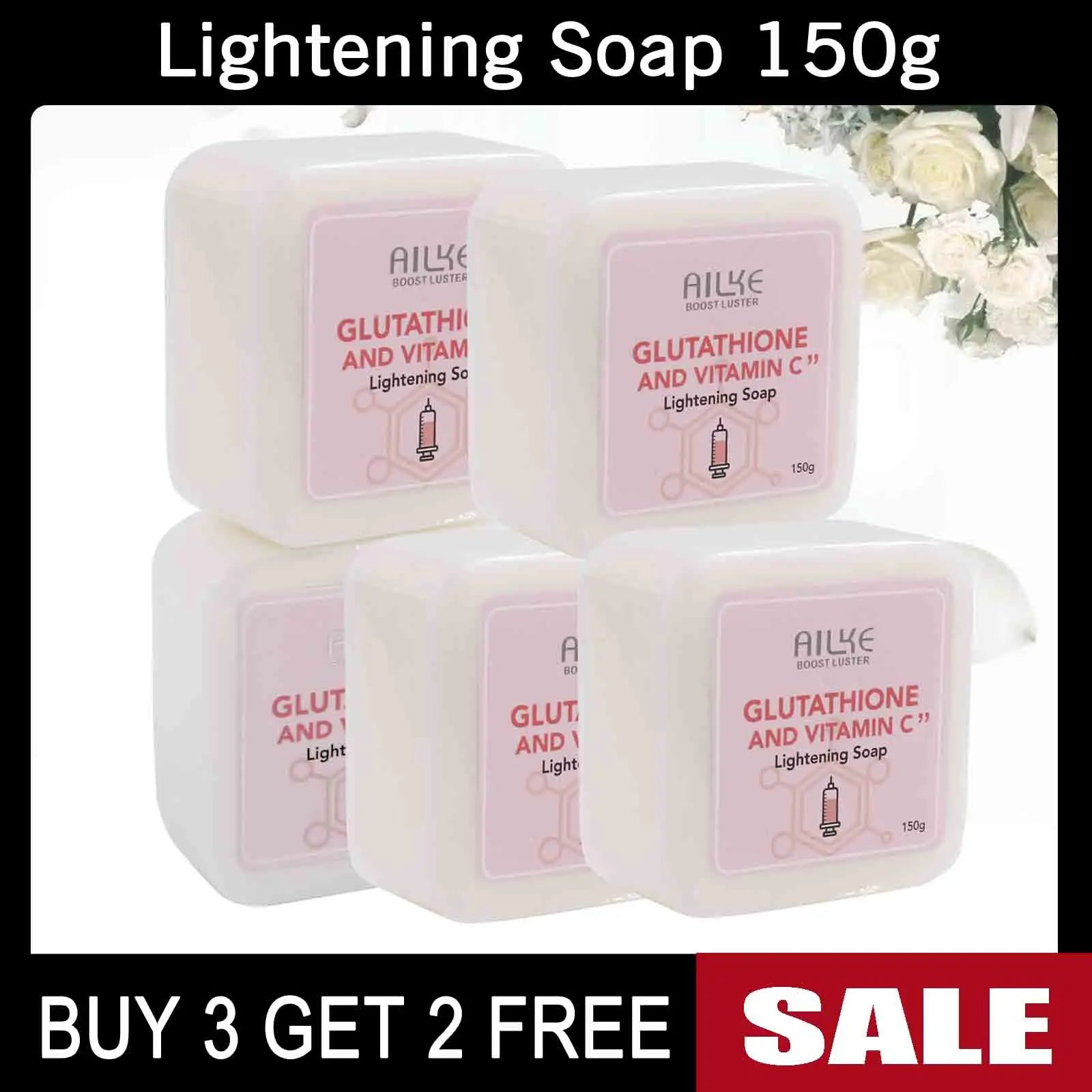 AILKE Whitening Skin Care Cream, Lightening Lotion, Remove Dark Spots With Glutathion, Shea Butter, Moisturizing Body Cream