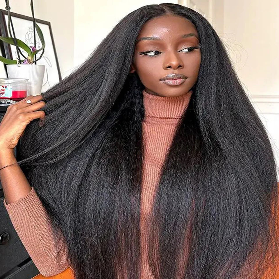 Bundles Kinky Straight Remy Brésiliens – Noir Naturel, 12-32 po