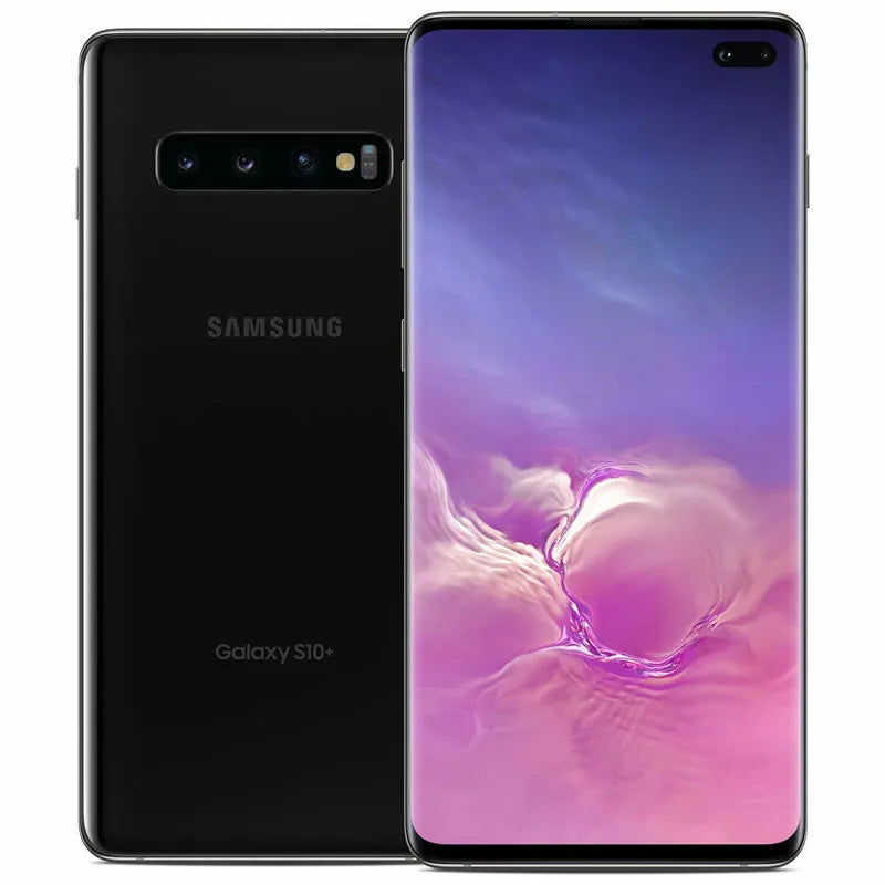 Samsung Galaxy S10+ G975U1 S10 Plus 6.4" OLED 8/128/512GB 12/1TB Snapdragon NFC 4G LTE Original Unlocked Android Cell Phone