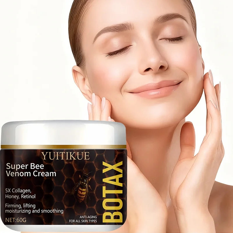 YUITIKUE BOTAX Bee Venom Anti-Aging Cream, 5X Collagen Honey Retinol, Firming Lifting 60g