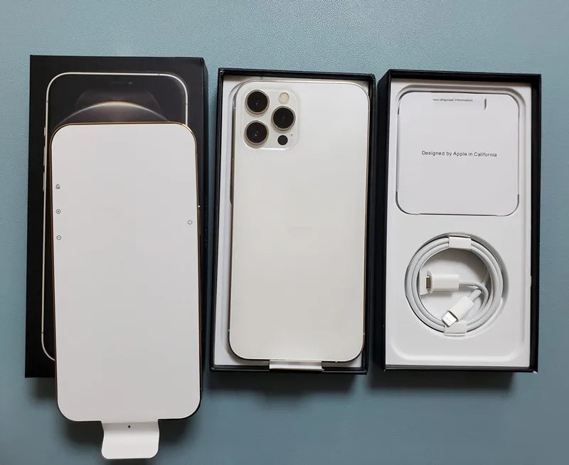 iPhone 12 Pro 12Pro 6GB RAM 128/256/512GB ROM 6.1" Super Retina OLED A14 IOS Face ID Unlocked 5G 98% New Original Cell Phone