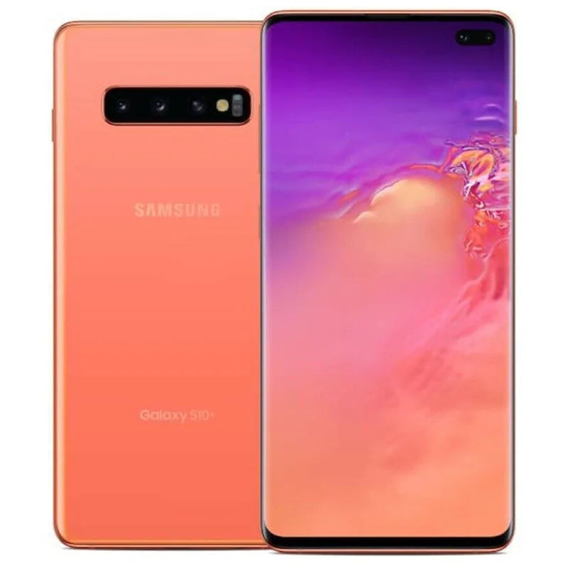 Samsung Galaxy S10+ G975U1 S10 Plus 6.4" OLED 8/128/512GB 12/1TB Snapdragon NFC 4G LTE Original Unlocked Android Cell Phone