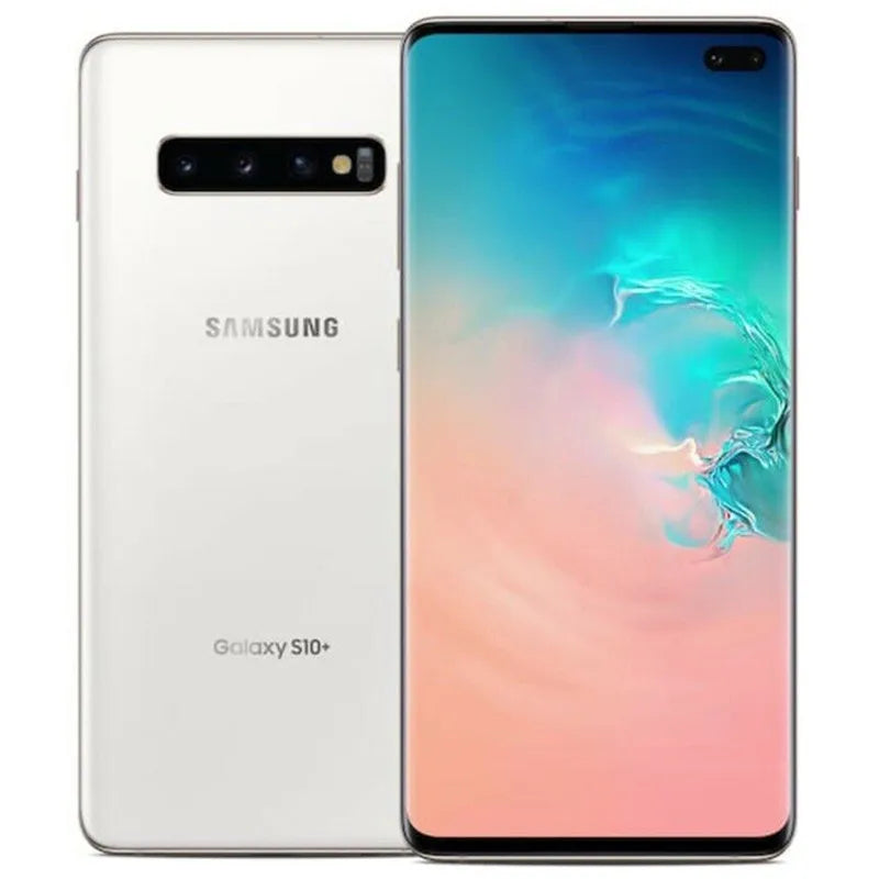 Samsung Galaxy S10+ G975U1 S10 Plus 6.4" OLED 8/128/512GB 12/1TB Snapdragon NFC 4G LTE Original Unlocked Android Cell Phone