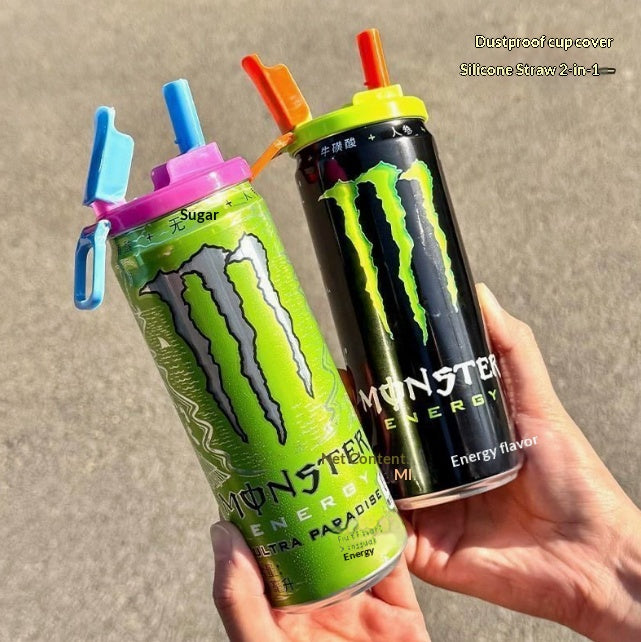 Foldable Integrated Straw Lid–Anti-Spill & Leak-Proof Cup Cover
